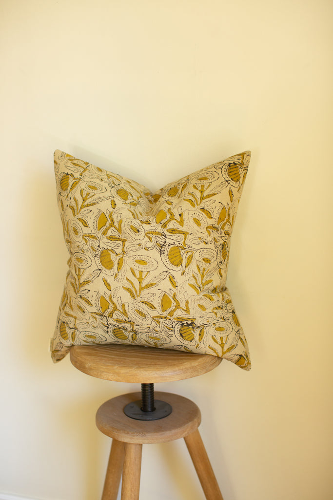 Anaya Block Print Pillow