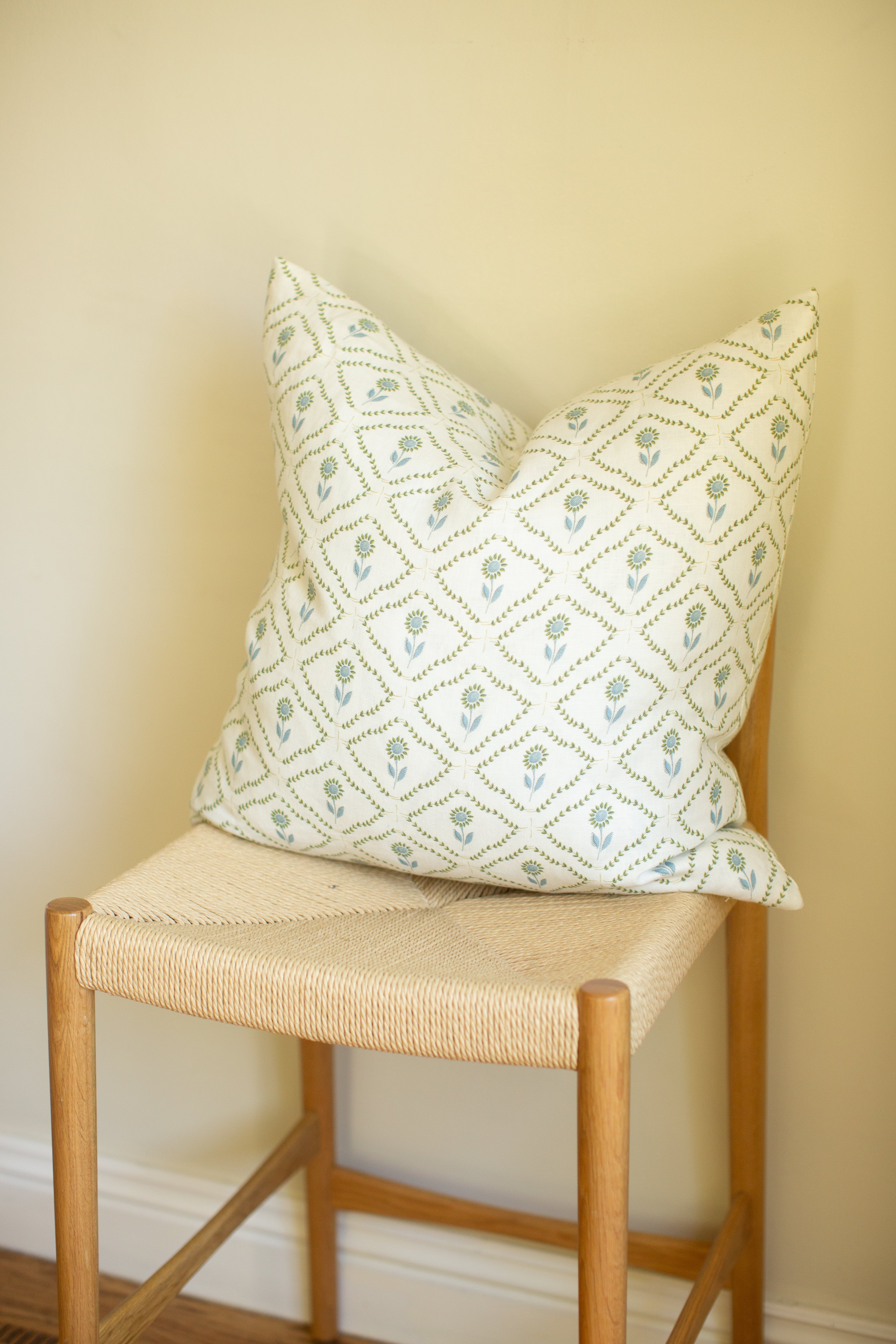 Anna Jeffreys Leaf Flower Pillow