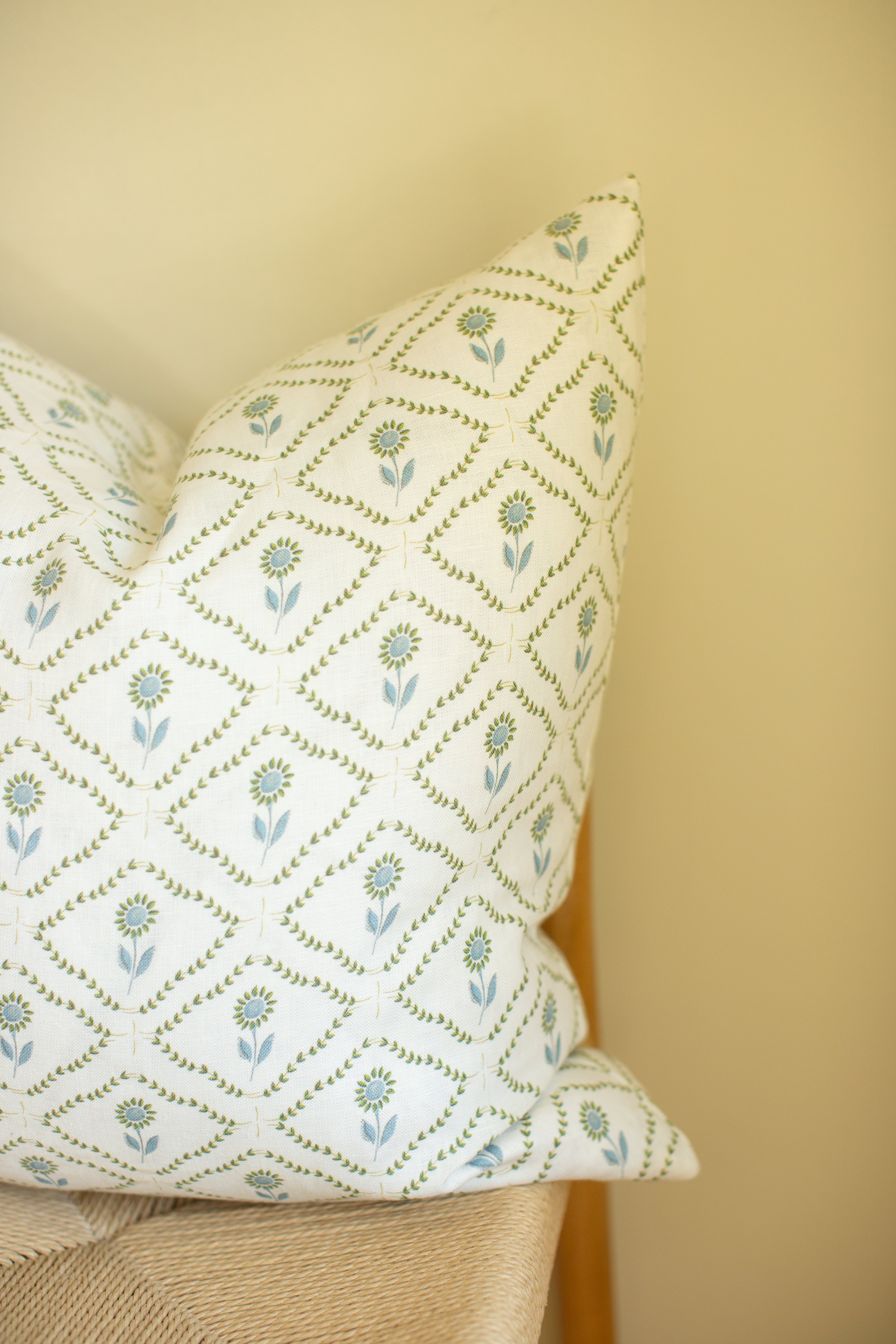 Anna Jeffreys Leaf Flower Pillow