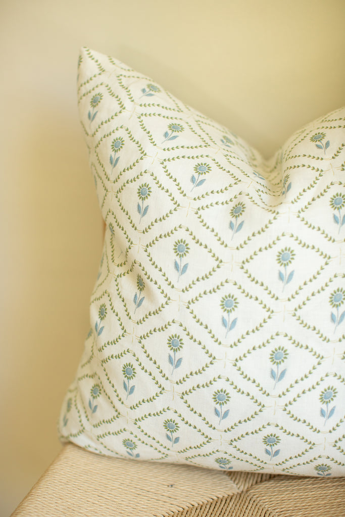Anna Jeffreys Leaf Flower Pillow
