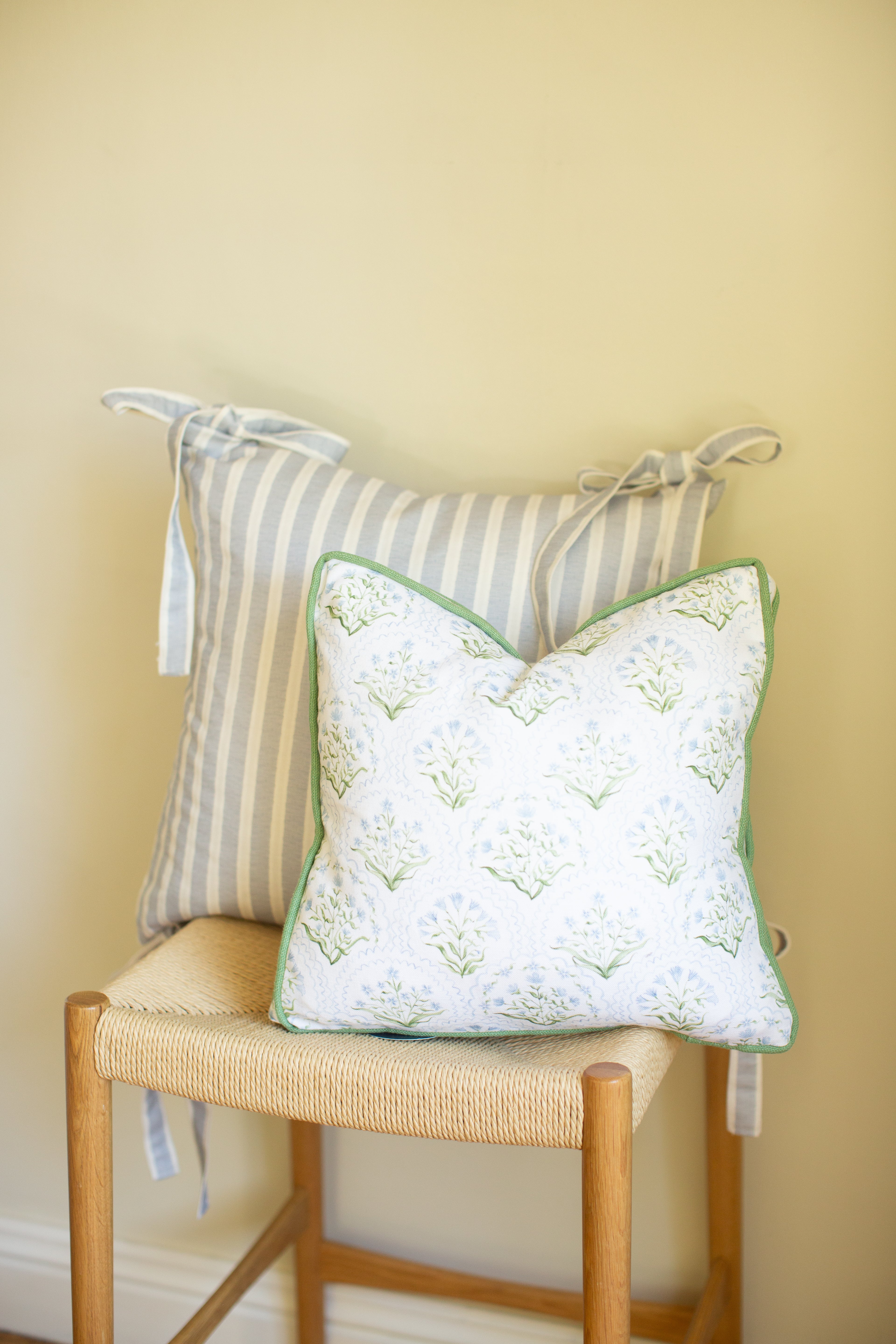 Cornflower Fabric Pillow