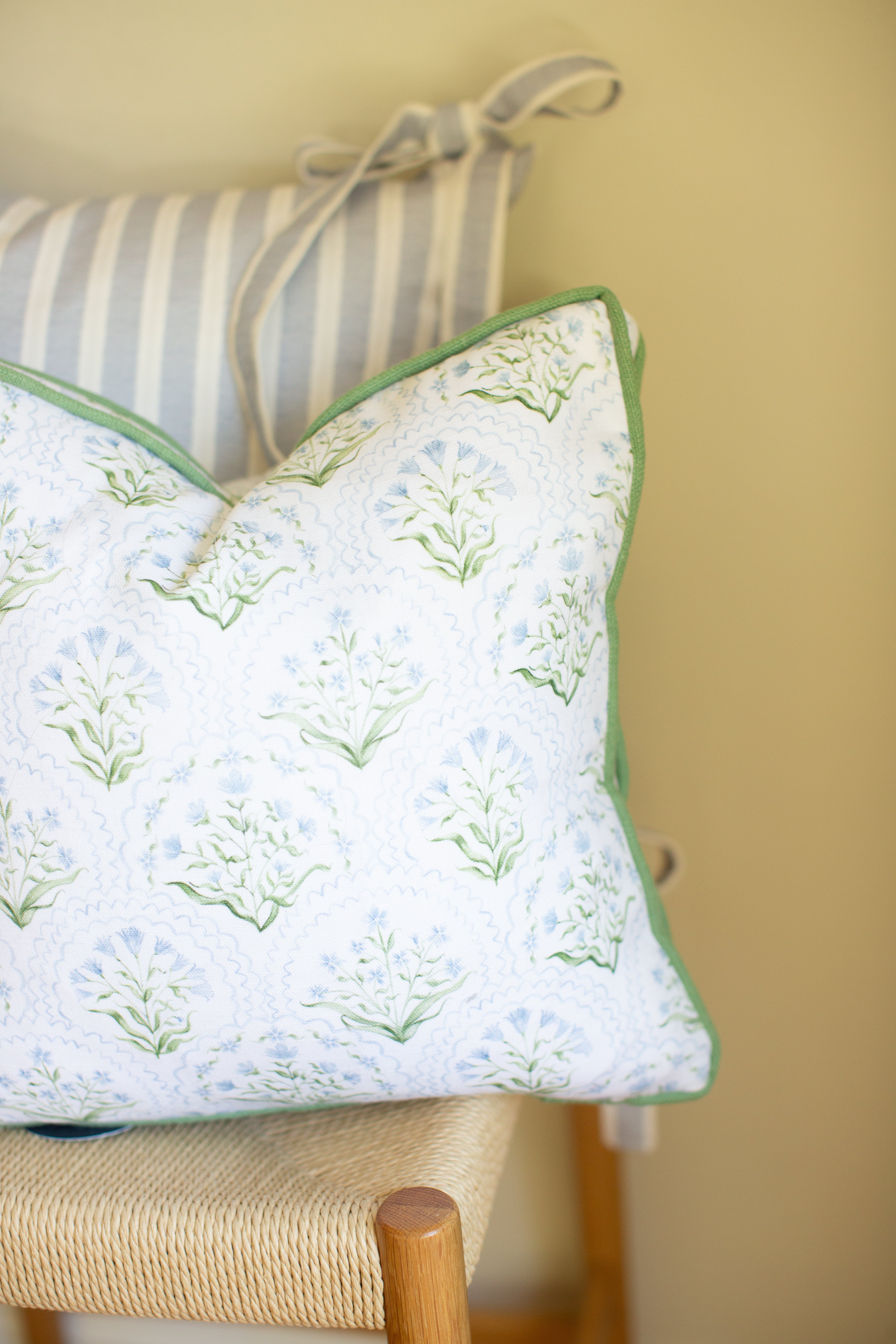 Cornflower Fabric Pillow