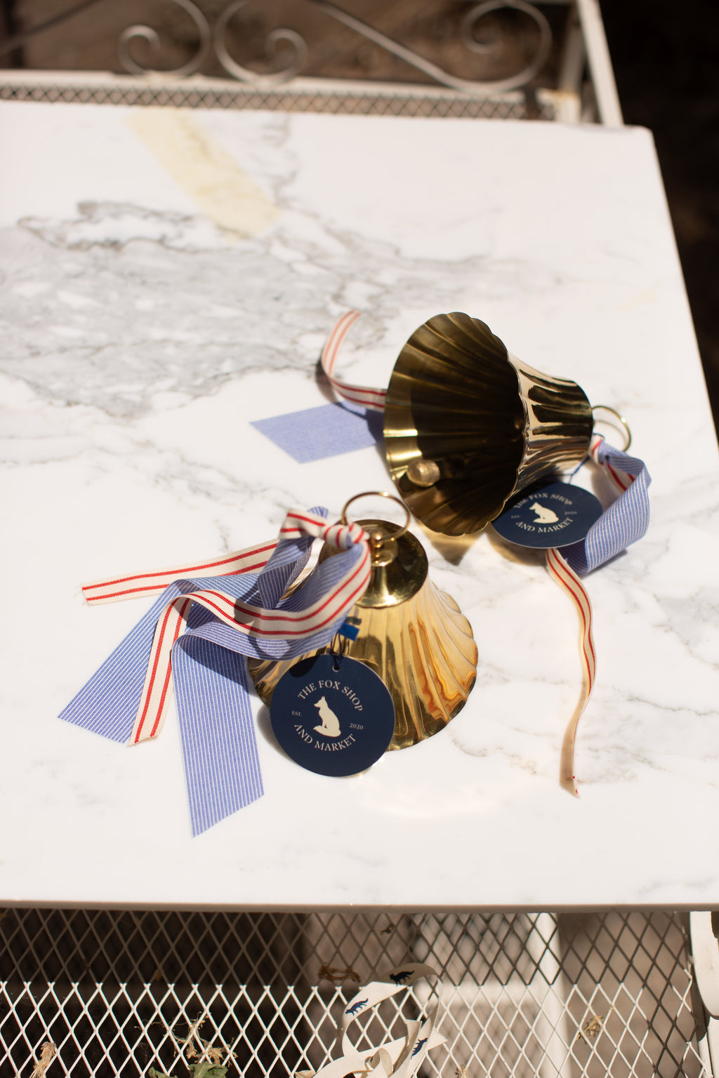 Scalloped Brass Bell