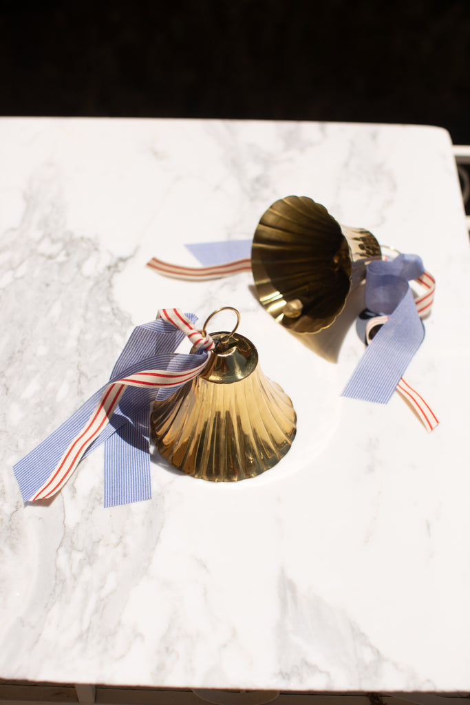 Scalloped Brass Bell