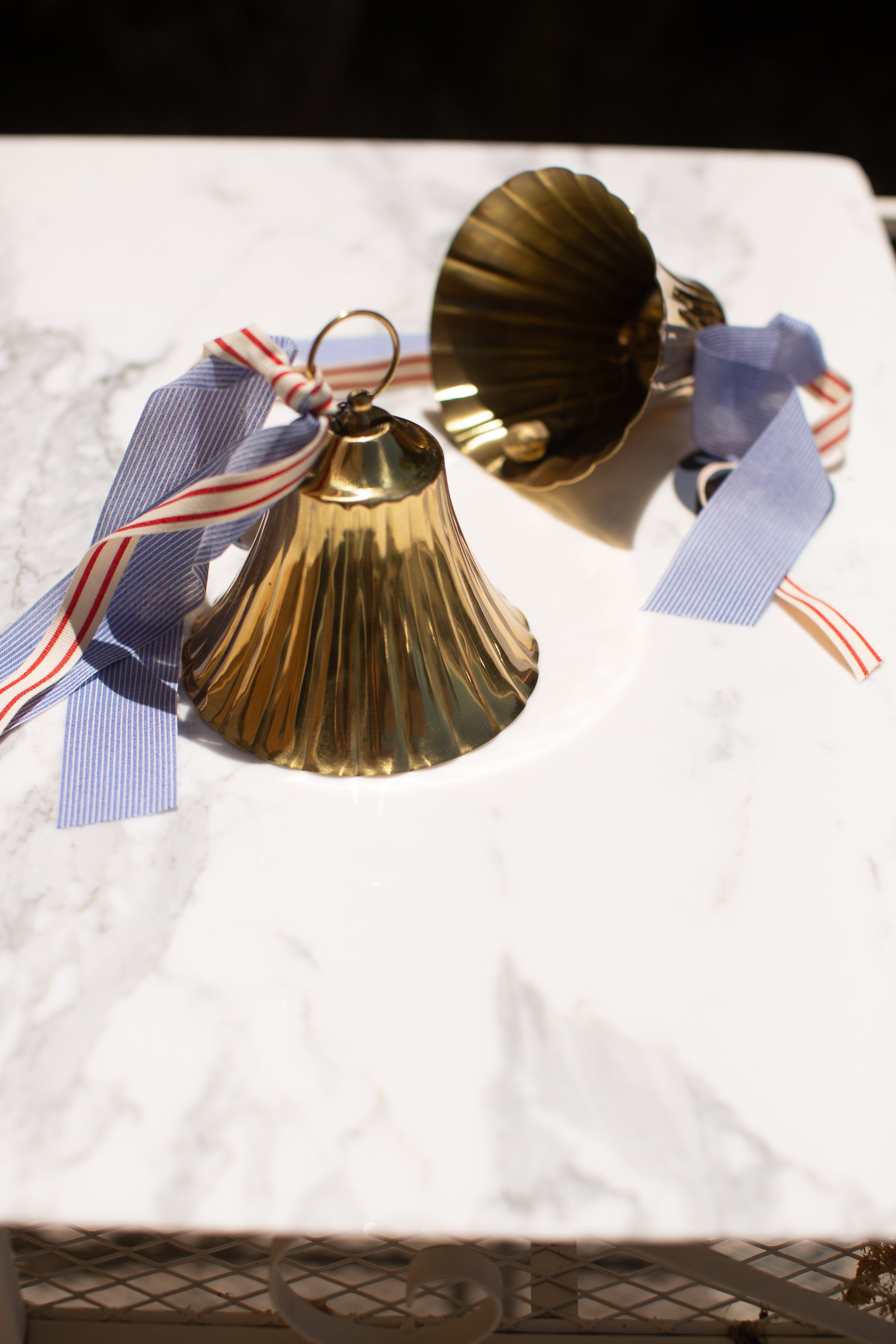 Scalloped Brass Bell