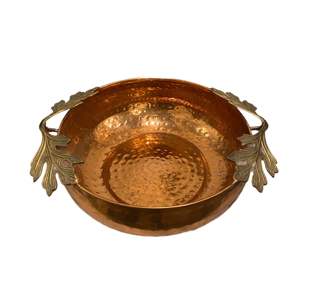 Copper Leaf Bowl
