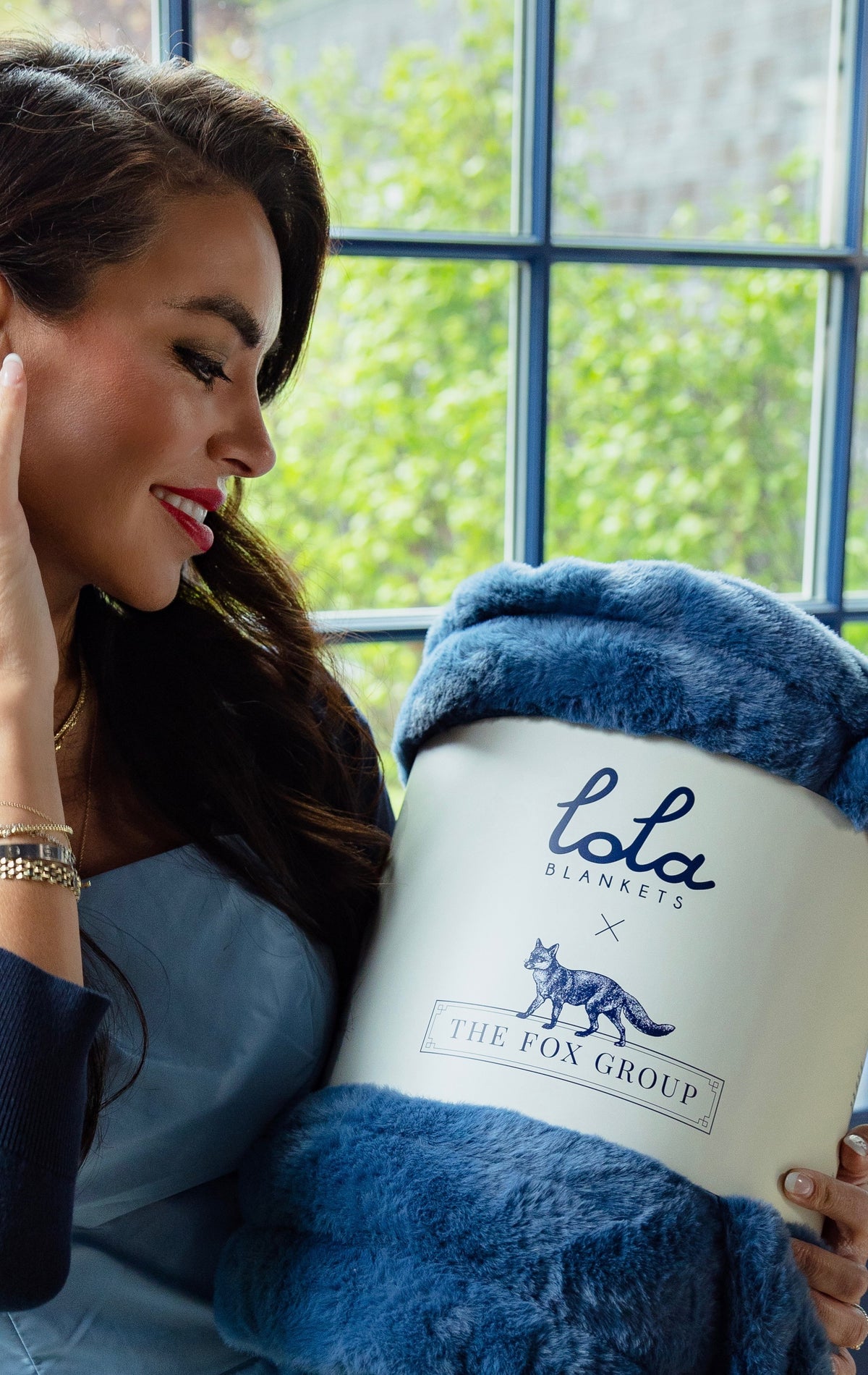 Solid Lola Blankets by The Fox Group