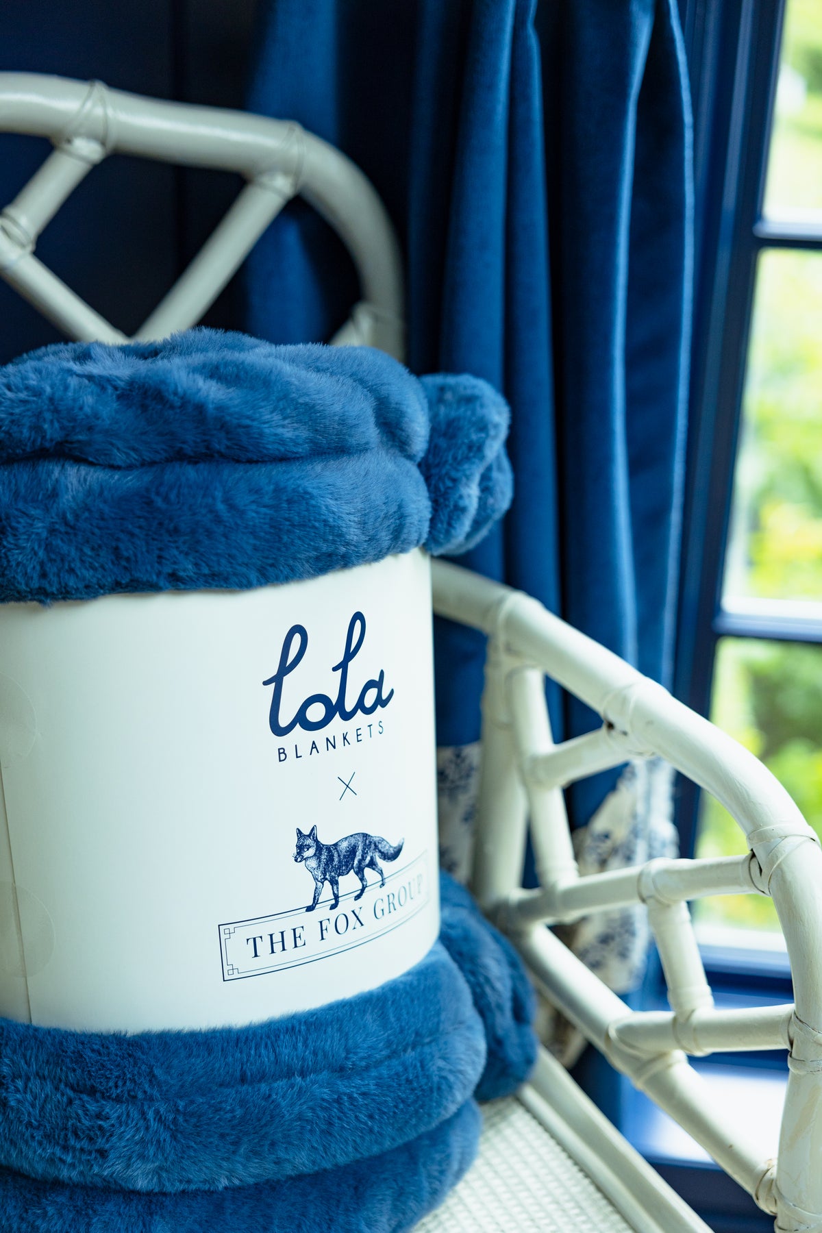 Solid Lola Blankets by The Fox Group