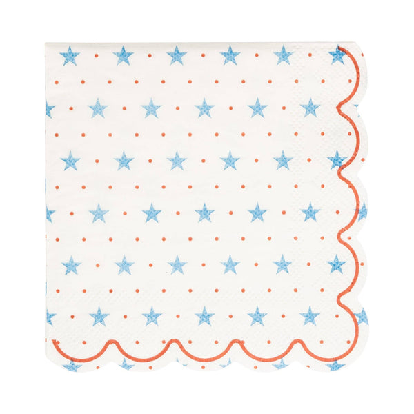 Hamptons Petite Stars Cocktail Paper Napkin