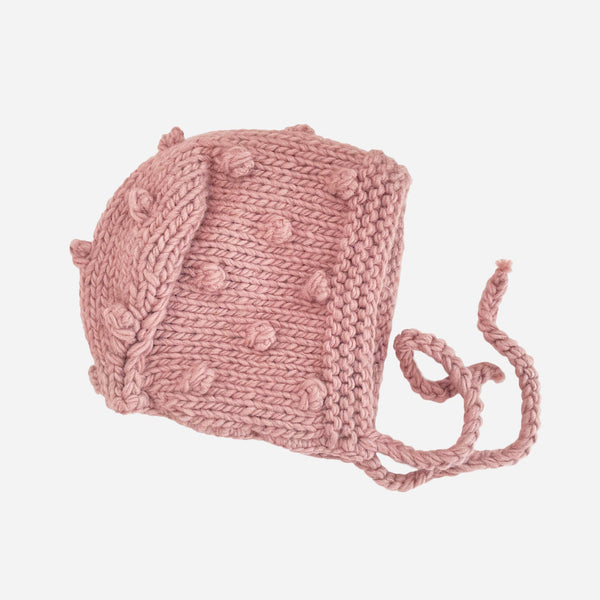 Popcorn Bonnet, Rose | Baby Hat | Kids Clothing