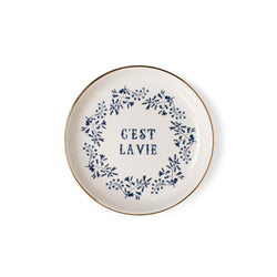 Cest La Vie Momento Small Round Tray