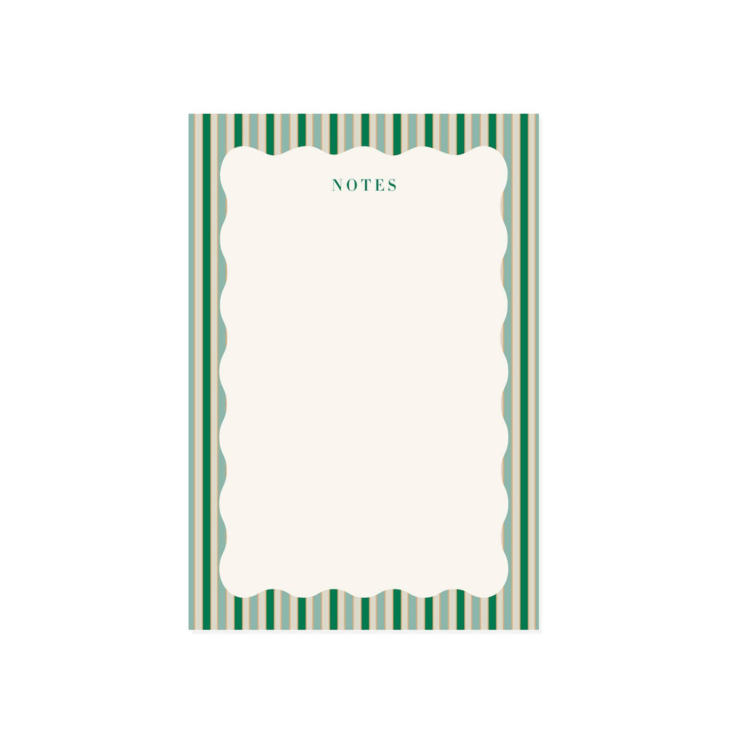 Stripes and Scallops Note Pad