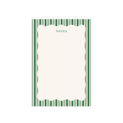 Stripes and Scallops Note Pad