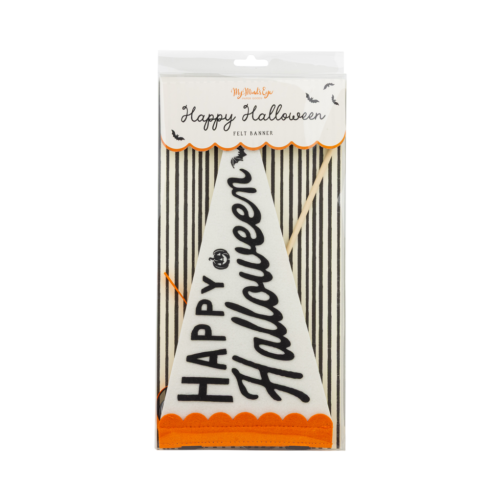 Happy Halloween Felt Pennant