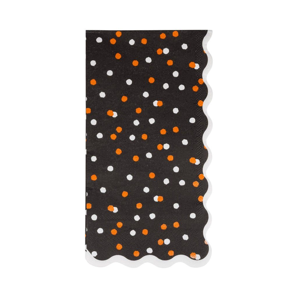 Halloween Polka Dot Dinner Napkin