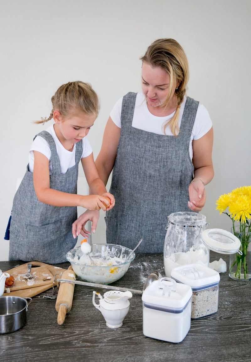 Linen Pinafore (Japanese Apron)