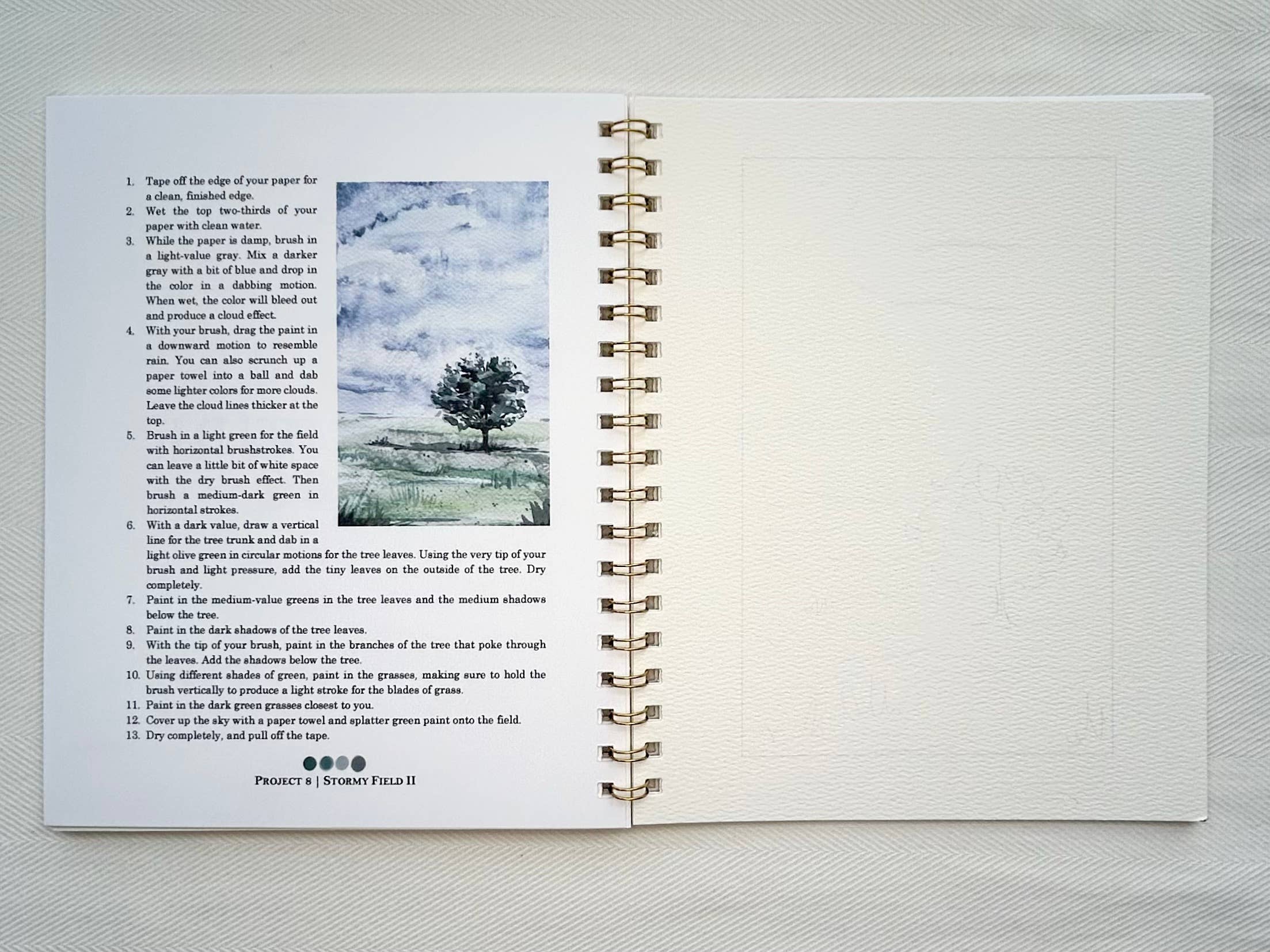 Landscapes Watercolor Workbook