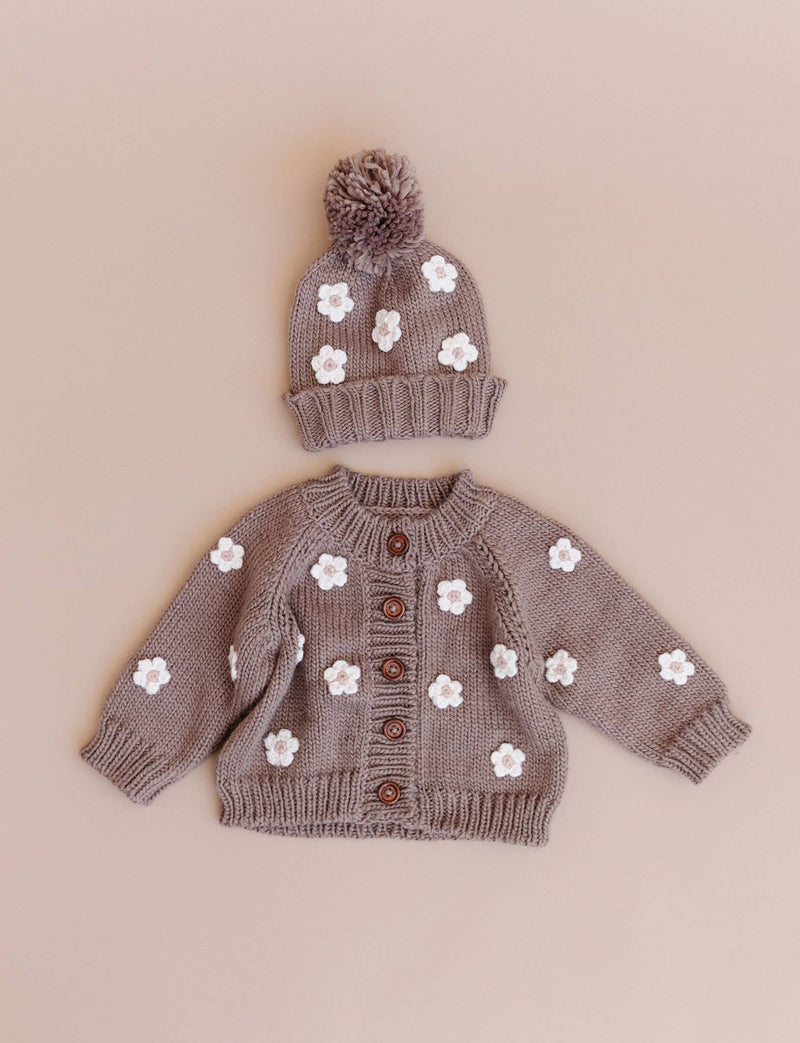 Flower Cardigan Sweater
