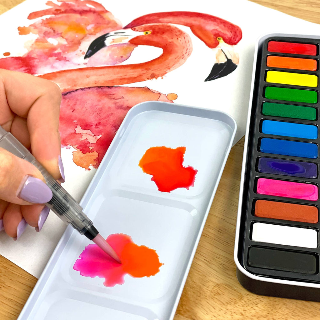 Watercolor Travel Tin