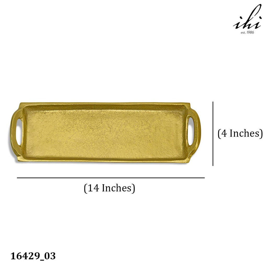 Gold Rectangle Tray