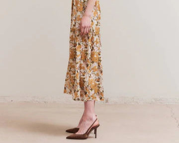 Raglan Sleeve Tier Maxi Dress