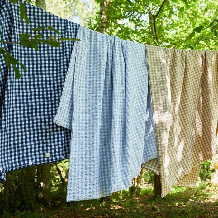 Gingham Duvet Cover Set