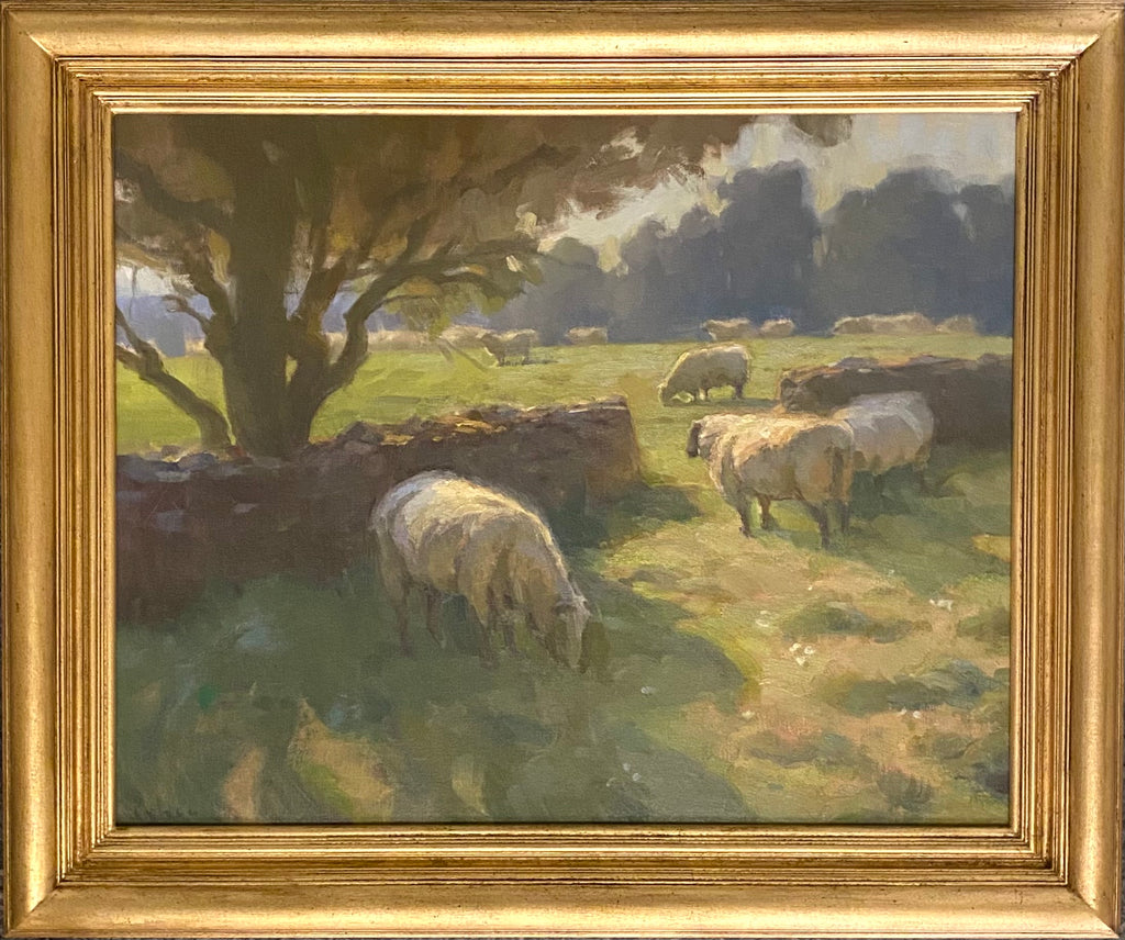 Field of Sheep Atop the Mendips