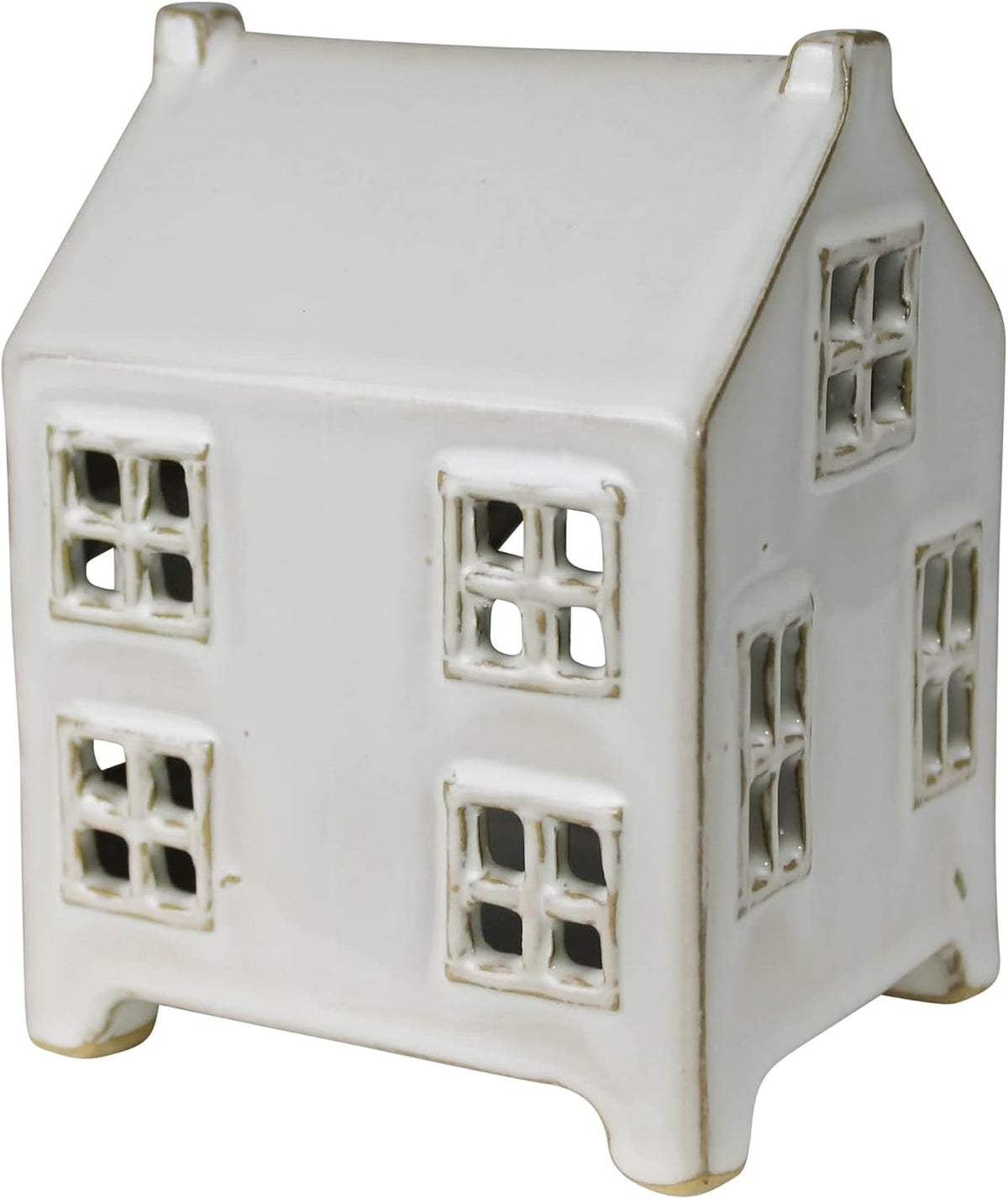 Wide Ceramic Tealight Cottage