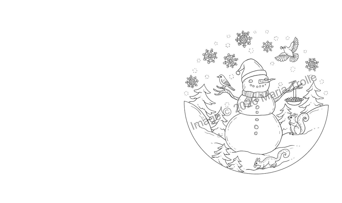 Christmas Colors: Hardcover Adult Coloring Book
