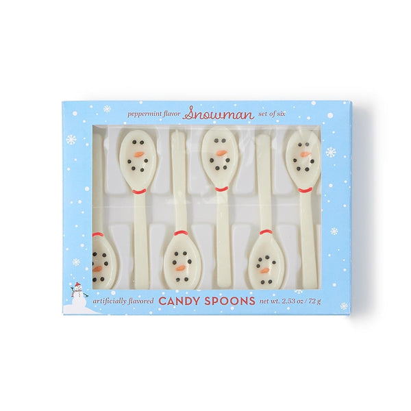 Snowman Candy Spoons in Gift Box