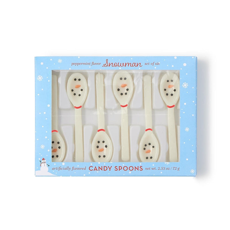 Snowman Candy Spoons in Gift Box