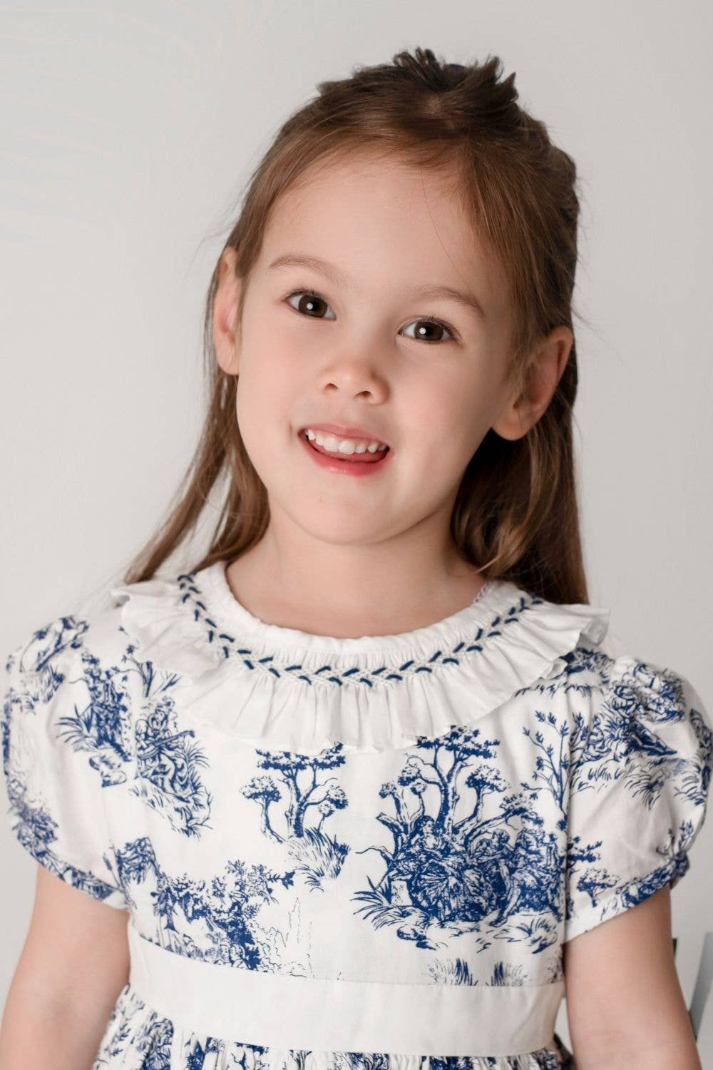 GENEVIEVE smocked dress