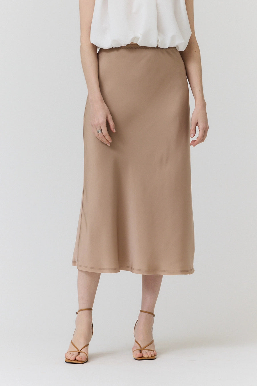 Satin Mermaid Fit Skirt