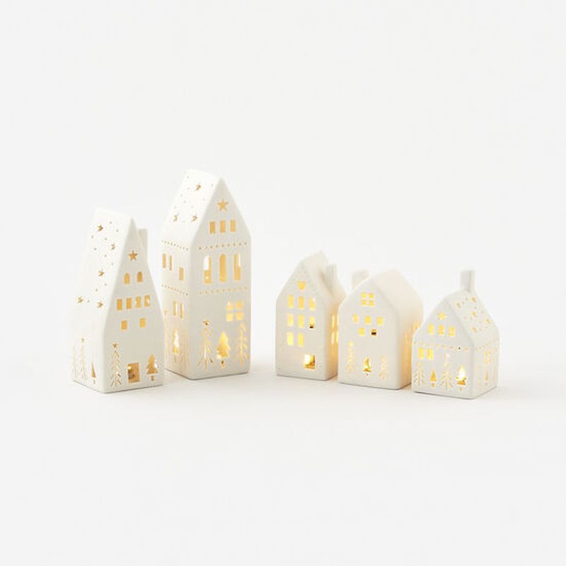 Lighted Silhouette House