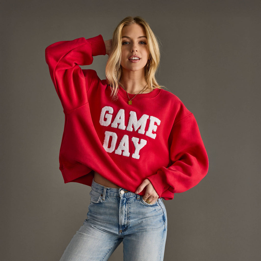 Red Game Day Sweatshirt