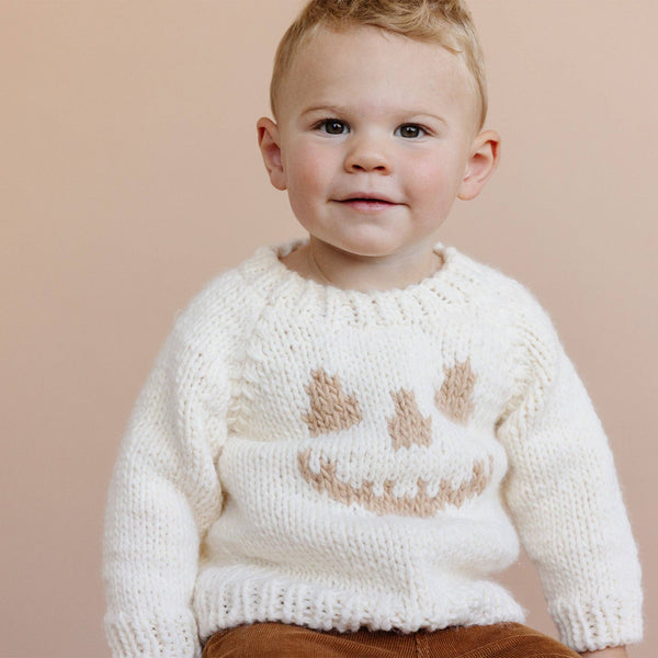 Cream Jack-o-lantern Sweater