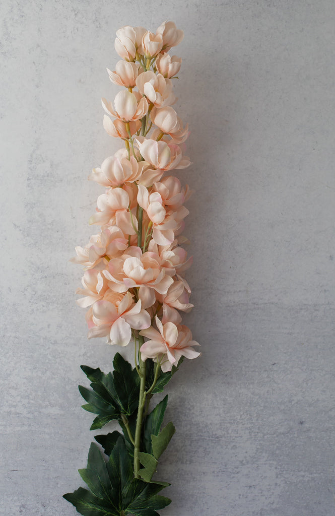 Peach Delphinium Real Touch