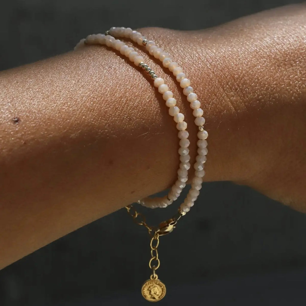 Blush Aura Wrap Bracelet