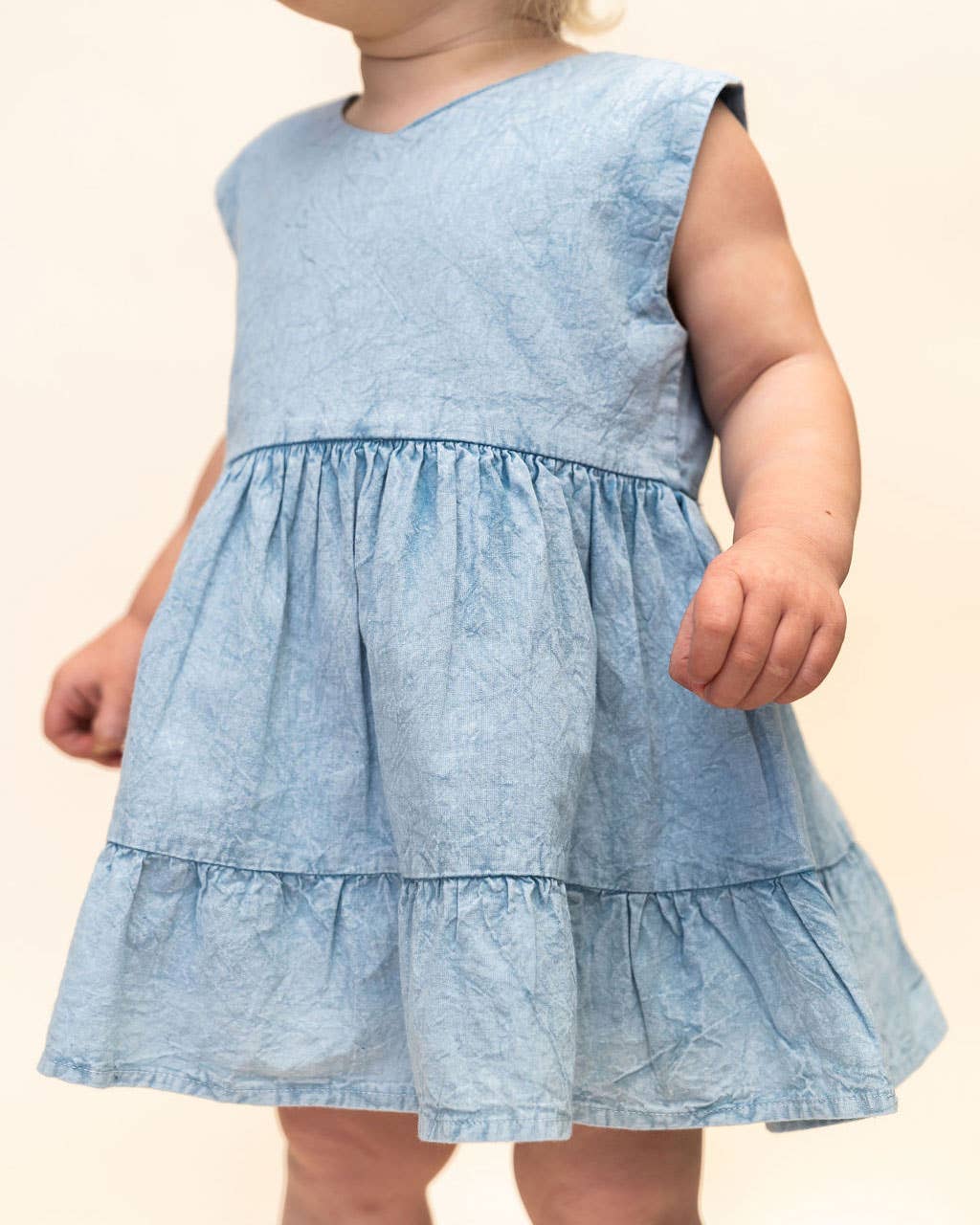 River Baby Dress + Bloomer Set