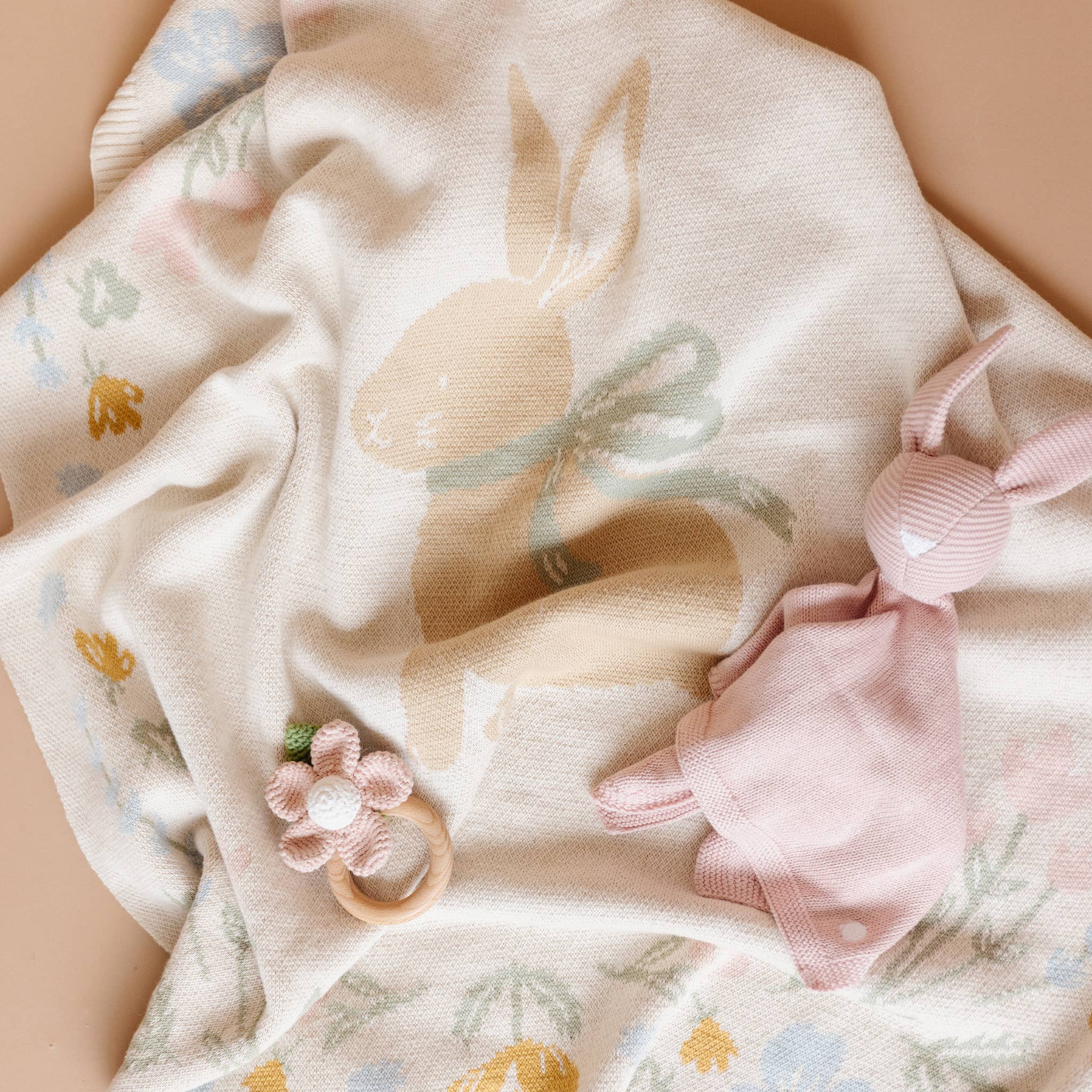 Pink Flower Teether