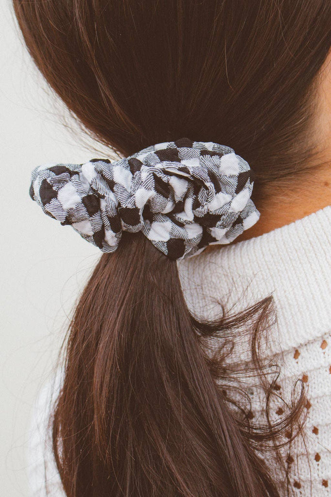 Orca Gingham Oversized Scrunchie