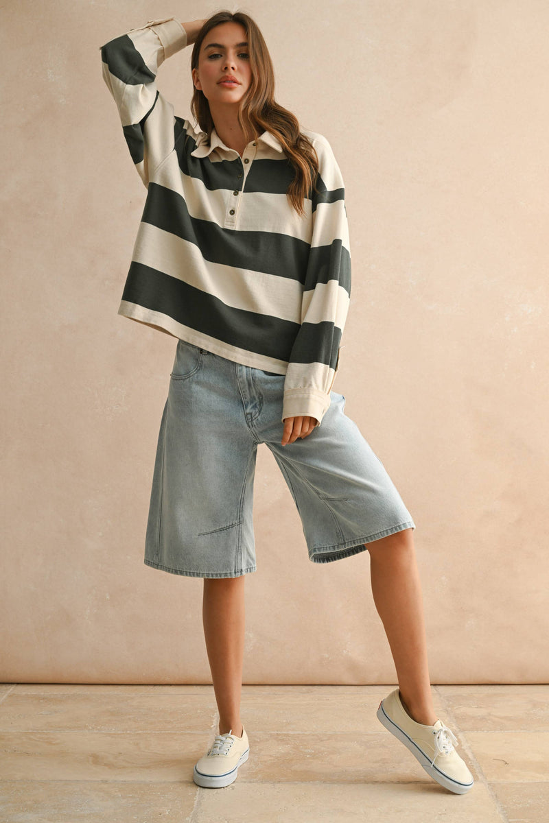 Relaxed Denim Shorts