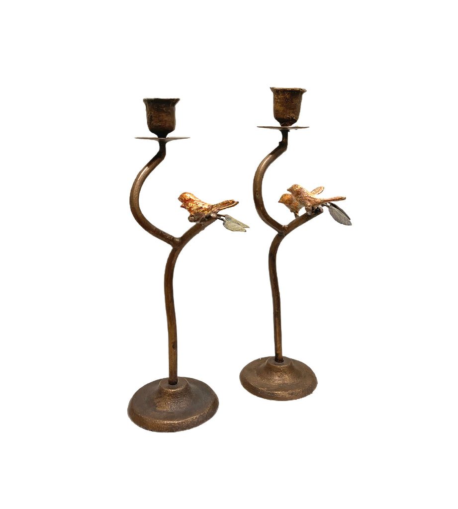 Bird Candlestick Holders
