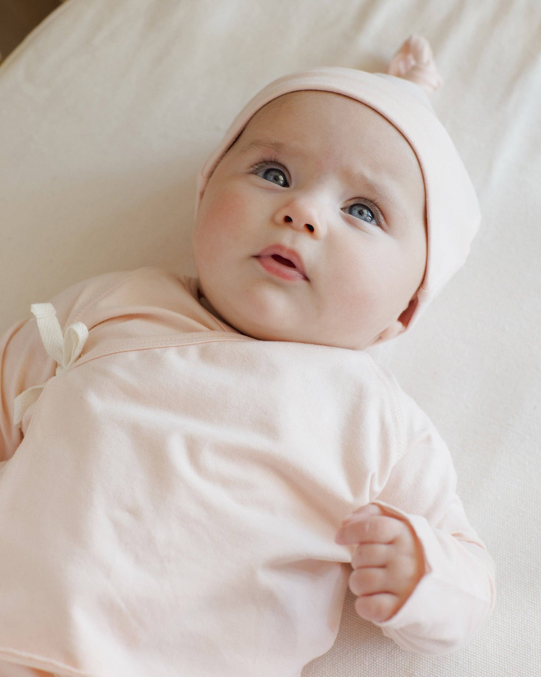 Petal Wrap Top + Footed Pant Set