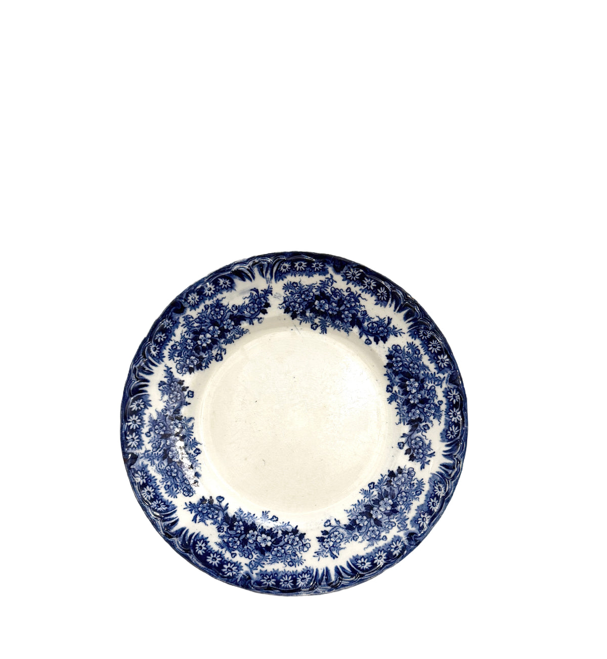 Blue & White Transferware Salad Plate