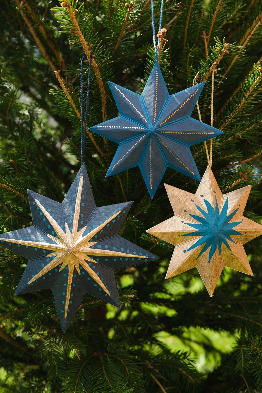 Twinkling Star Paper Ornament