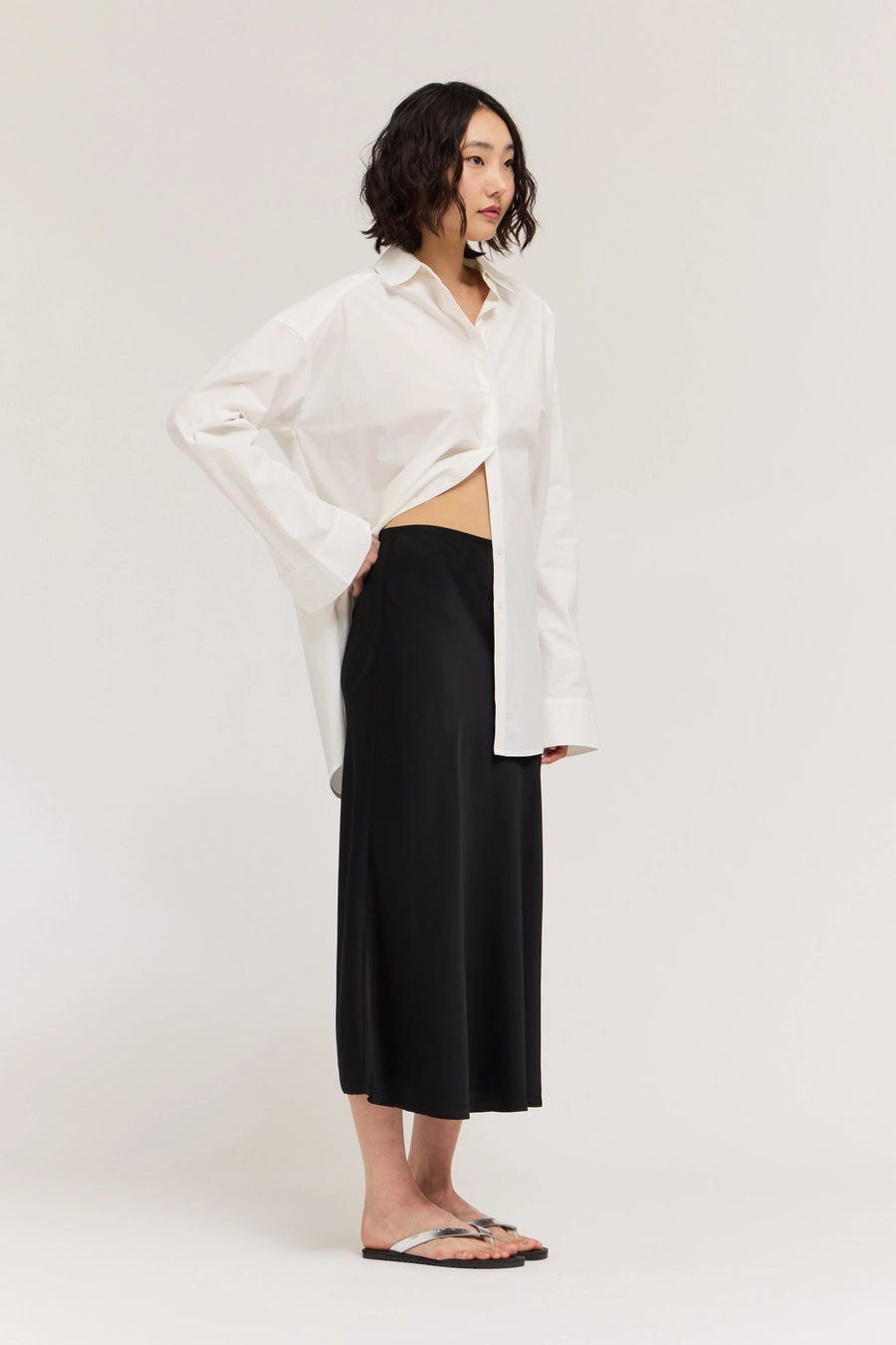 Satin Mermaid Fit Skirt