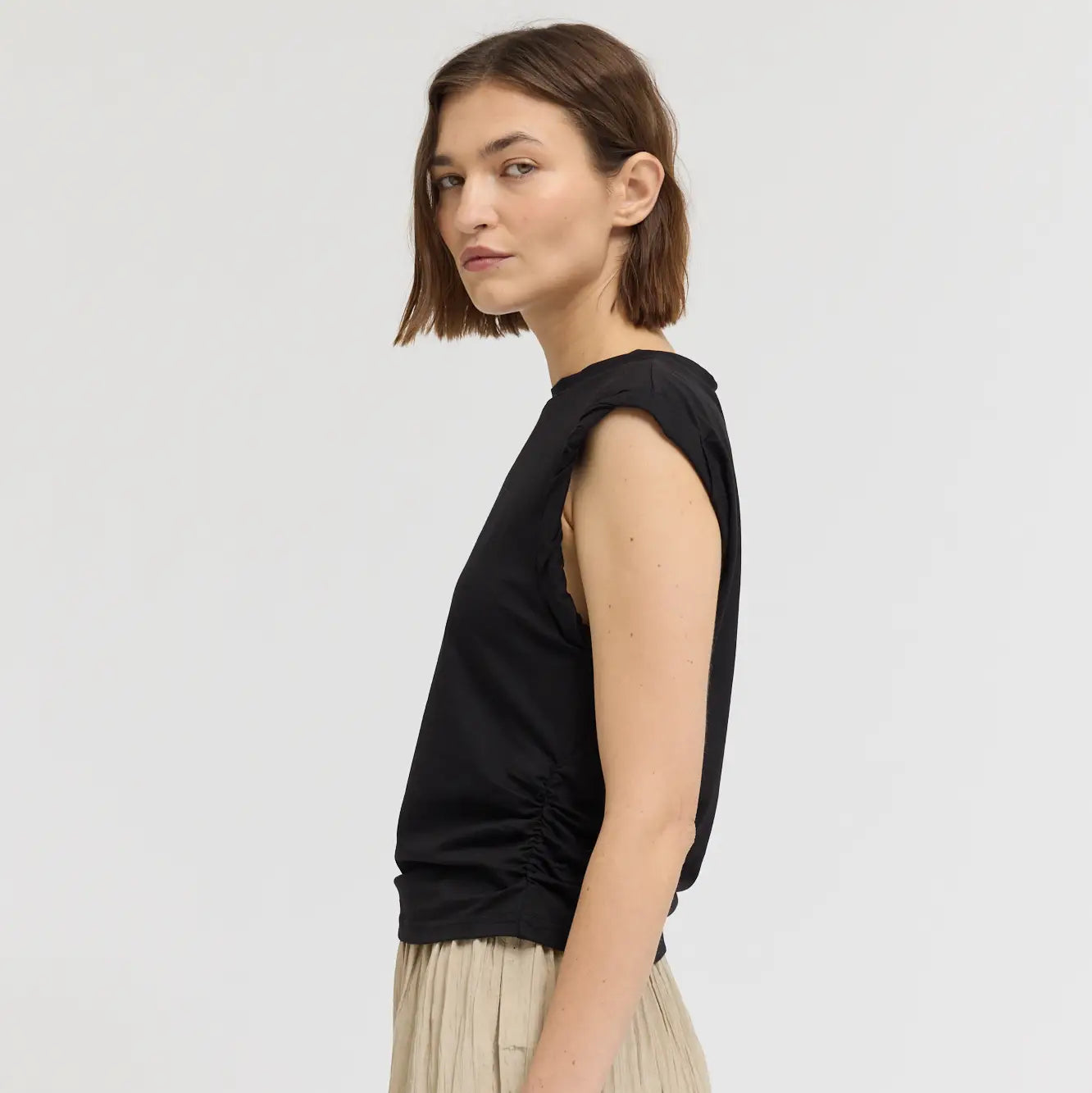 Twist Detail Sleeveless Top