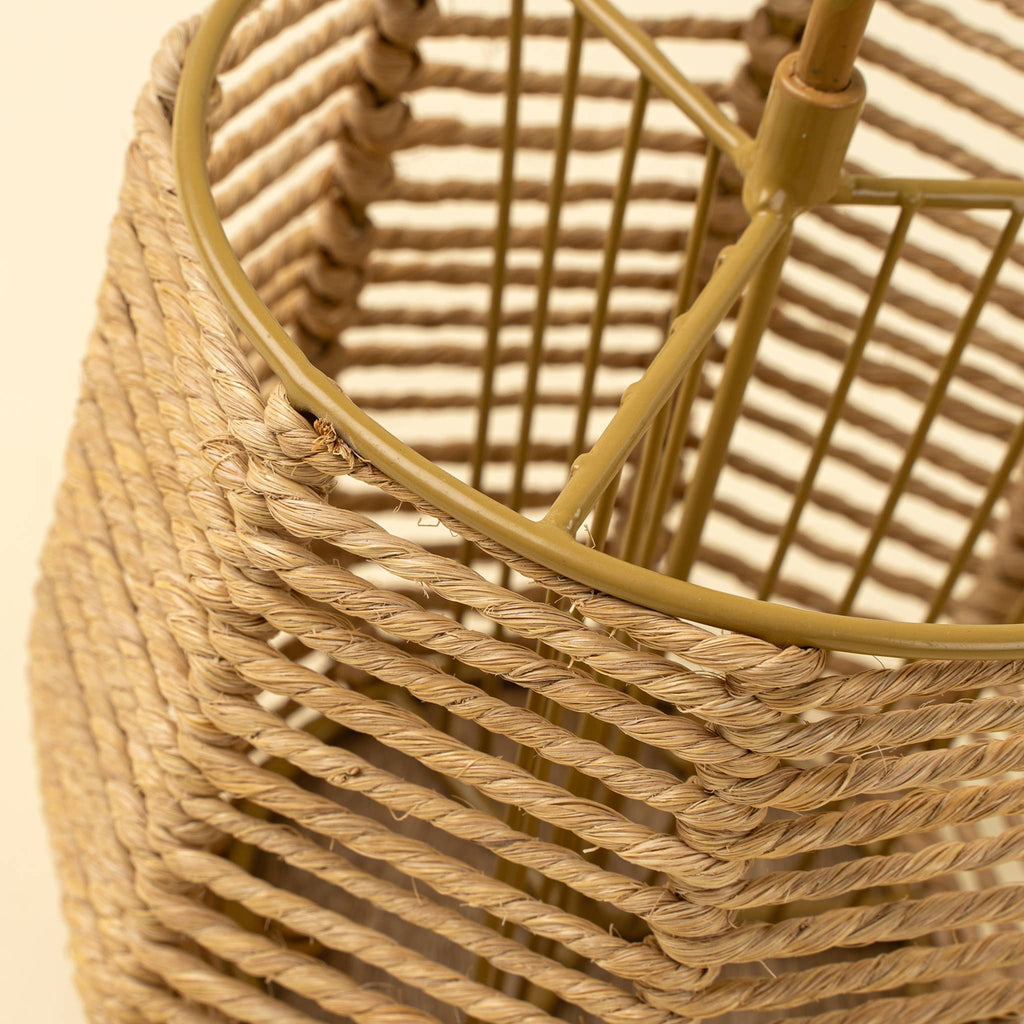 Round Woven Cutlery Holder