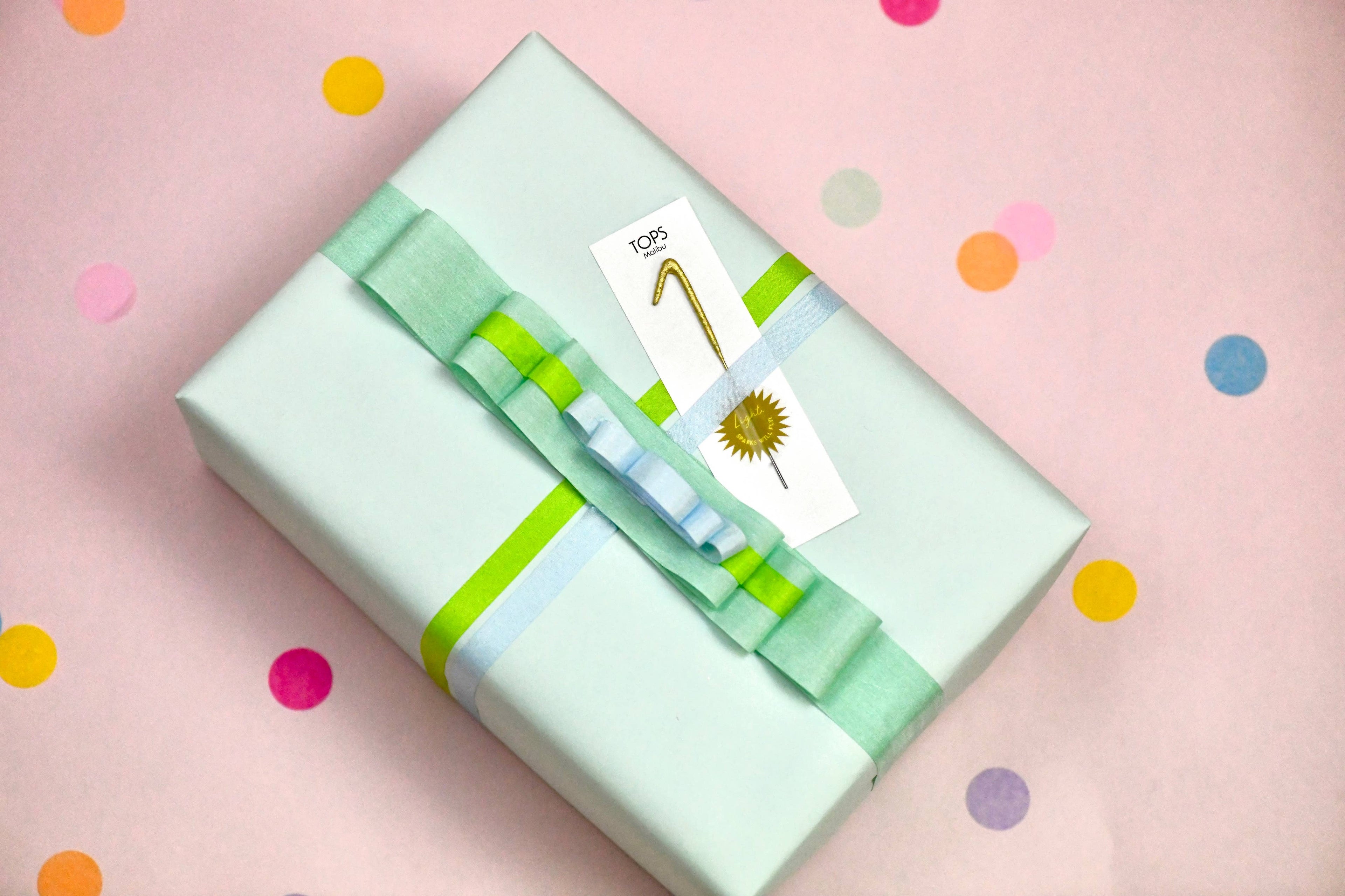 Mini 4" Gold Number Sparkler